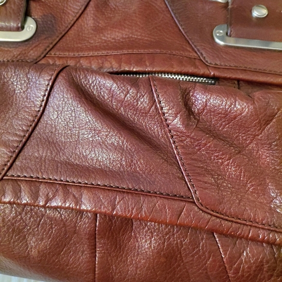Soft Genuine Leather Tote Bag Purse - Picture 2 of 13